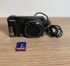 Nikon Coolpix S9100 Compact Digital Camera 18x Optical Wide Zoom Full HD Black