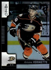 2017-18 O-Pee-Chee Rainbow Black Antoine Vermette 001/100 Anaheim Ducks #84