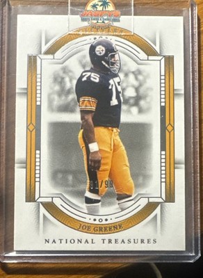 2023 Panini National Treasures  Mean Joe Greene #85  91/99 Pittsburgh Steelers