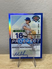 2024 Panini Prospect Edition - Mason Montgomery - #29 Blue Ticket Auto /149 Rays