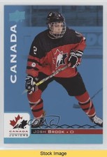 2017 Upper Deck Team Canada Juniors Blue Spectrum Josh Brook #46 READ r4d
