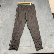 Gap Track Pants Mens Medium Black Mesh Lined ...