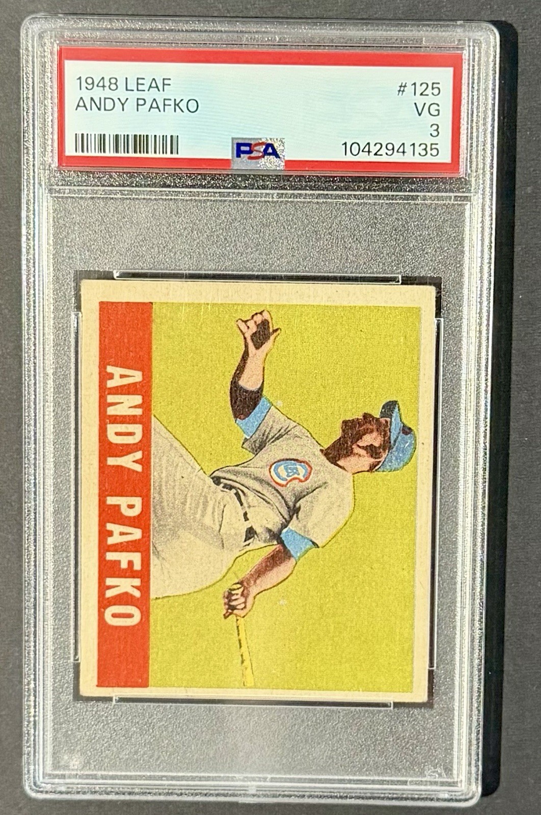 1948 Leaf #125 Andy Pafko RC PSA 3 VG Cubs