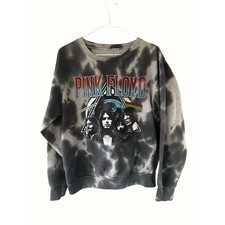 Pink Floyd Band Tie Dye Sweatshirt Crewneck Album Rock Music Pullover Top Size S