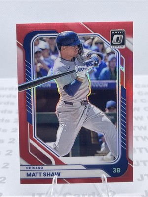 Matt Shaw 2026 Donruss Red Holo SP #'d/250