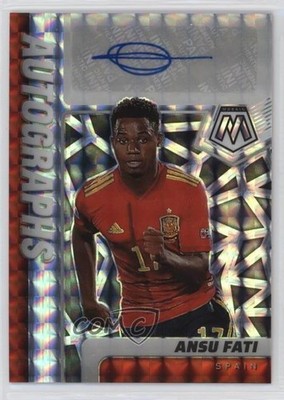 2021-22 Panini Mosaic FIFA Road to World Cup Ansu Fati #A-AF Auto 19qk
