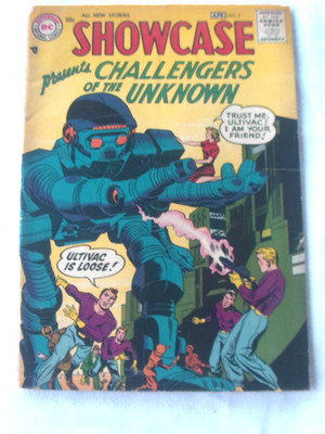 Showcase #7 DC Comic 1957 VG 2nd Challengers of the Unknown