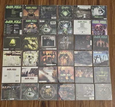 Overkill 18 CD Lot Wrecking Under Influence Years Decay Feel Fire Necroshine