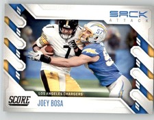 2022 Panini Score Sack Attack Joey Bosa #JB LAC
