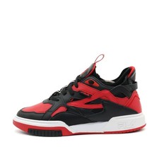 Fila Herren 1FM01734-014 Sneaker Schwarz Rot Leder Komfort Basketball EU 42