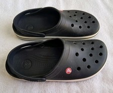 LikeNew Crocs Unisex Crocband Clog, Black, 10 US Men/12 Black12 Women/10 Men