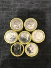 2025-D Kennedy Half Dollar Rolls BU, Lot of 7. Free Shipping!