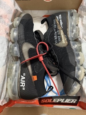 Nike Air VaporMax Off-White Black 2018 Size 11 AA3831 002