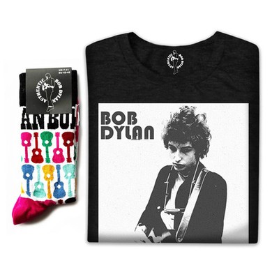 Bob Dylan | Exclusive Band Gift Set | Blowing in the Wind Tee & Socks