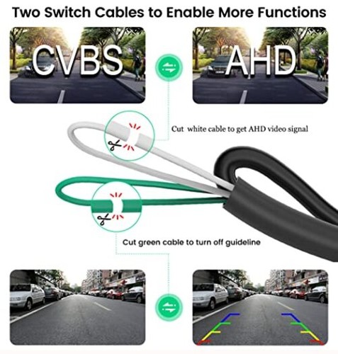 HD 720P Vehicle Backup Camera for Audi A4L A5 A3 Q3 Q5 RS6 for VW Passat - Picture 3 of 9