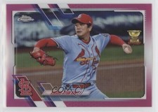2021 Topps Chrome Magenta Refractor 137/399 Kwang-Hyun Kim #153 00em