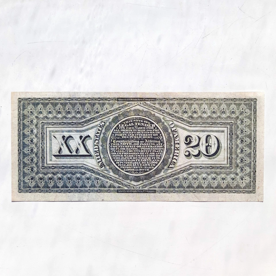 20 Dollars 1869 Legal Tender Treasure Note Reproduction US Banknote Fr US# 127 - Image 2 of 4