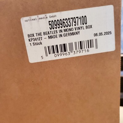 THE BEATLES: 2025 Vinyl Mono Box Set. New. Mint. Sealed. Still in Box. SOLD OUT.