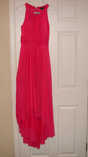 Prom Dress Jessica Howard Size 6 Red Rhinestones Neck