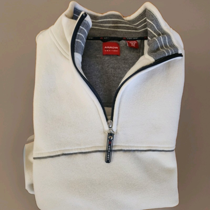 Arrow USA 1851 Men's Long Sleeve 1/4 Zip Pullover XXL