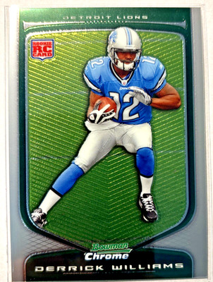 2009 Bowman Chrome - Derrick Williams #123 Green Refractor /99 (RC)