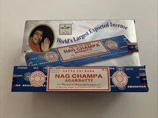 11 Boxes of 15 Gram Satya Sai Baba Nag Champs Incense