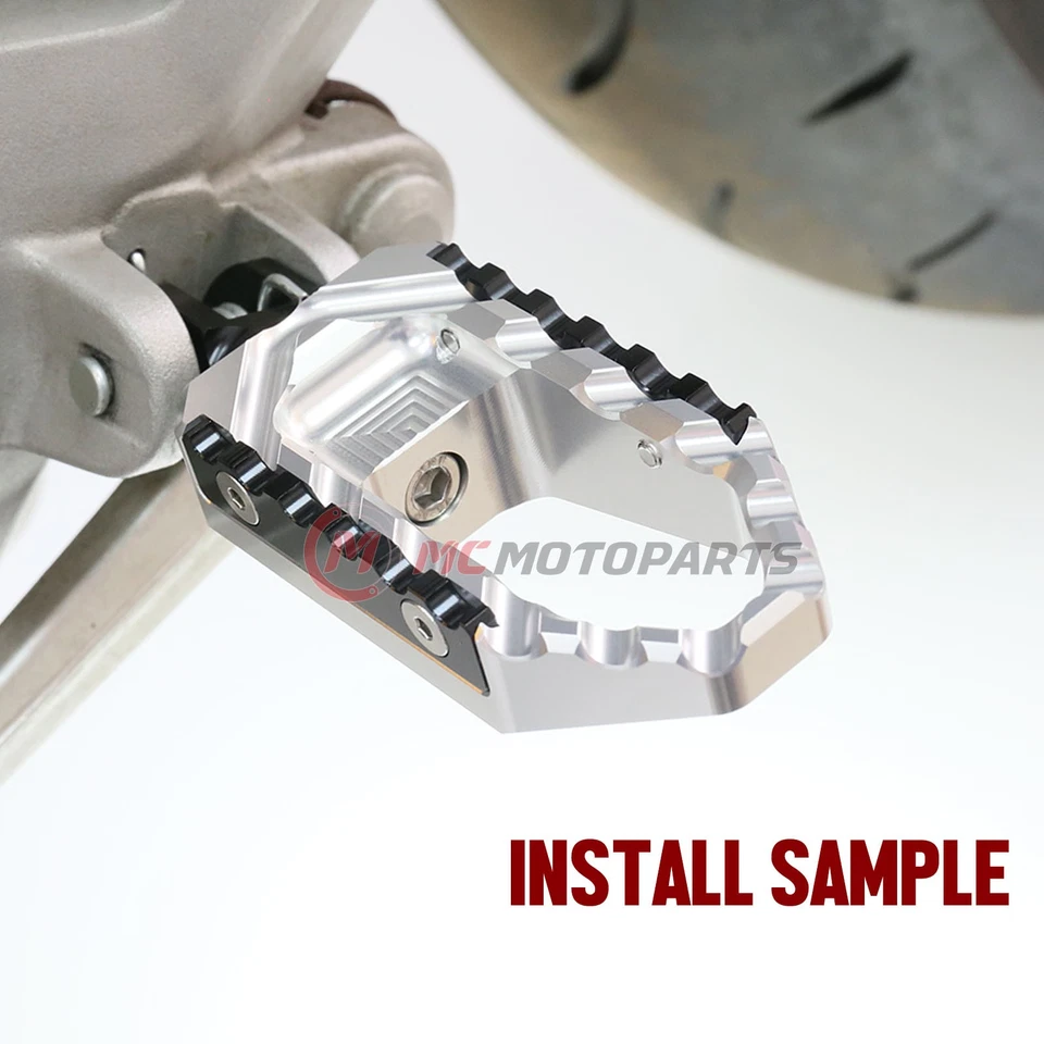 For BMW F800S 2005-2009 Replacement Rider Wide Foot Pegs Foto 4 de 4