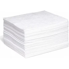 Spilltech Wp-M Absorbent Pad, 15 In W X 18 In L, Absorbs 20 Gal. Per Pkg, Oil,