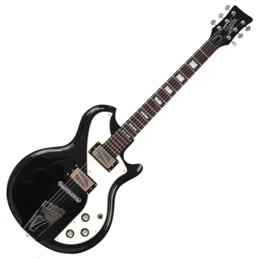 ギター Italia guitars Mondial black Used Italia Guitars Mondial Deluxe Blk Electric Guitar Safe