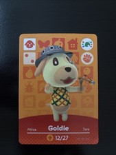 Goldie  317 Animal Crossing Amiibo Card AUTHENTIC