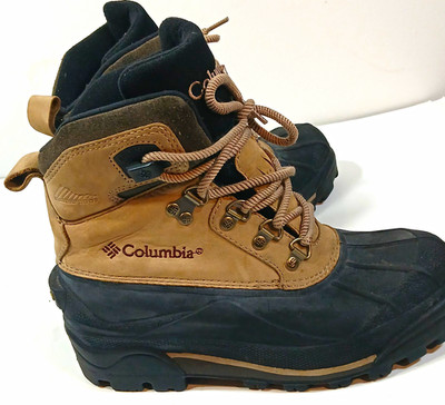 Columbia Thinsulate Insulated Lace-Up Snow Boots Brown/Black Men's US 8