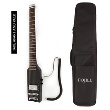 Full scale length Electric Guitar Headless Silent Travel Portable Effect Bag E75