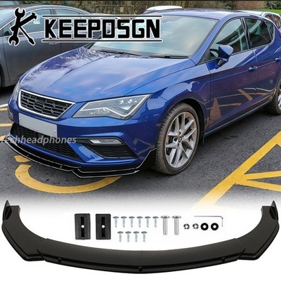Für Seat Leon Cupra 5f st 1p Stoßstange Frontlippe Spoilerlippe Tuning Schwarz