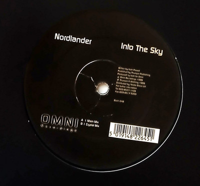 Vinyl Record - Nordlander    Into The Sky - Trance 12'' UK 1999 - Omni (Bash 048)