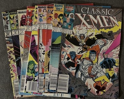 Classic X-men #7,FF vs X-men #2-4,Avengers vs X-men #2-4,X-men  Classic #18,