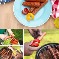 .2Pcs Sausage Cutter Set Food -Grade Plastic Manual Sausage Cutter Spiral