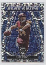 2022 Panini Mosaic Blue Chips No Huddle Silver Prizm Sam Howell #BC-5 0y7m