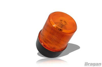 24 V kleine gelbe LED Stroboskop blinkende Leuchtfeuer LKW Pannen LKW Lampen - zum Anschrauben