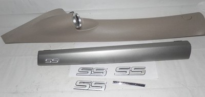 2008 - 10 Chevy Cobalt SS Turbo Charged A-Pillar Trim w/ Boost Guage, SS Emblems