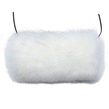 LA CARRIE Faux Fur Hand Muffs Women Winter Warmer Fuzzy Pouch Furry Plush Muf...