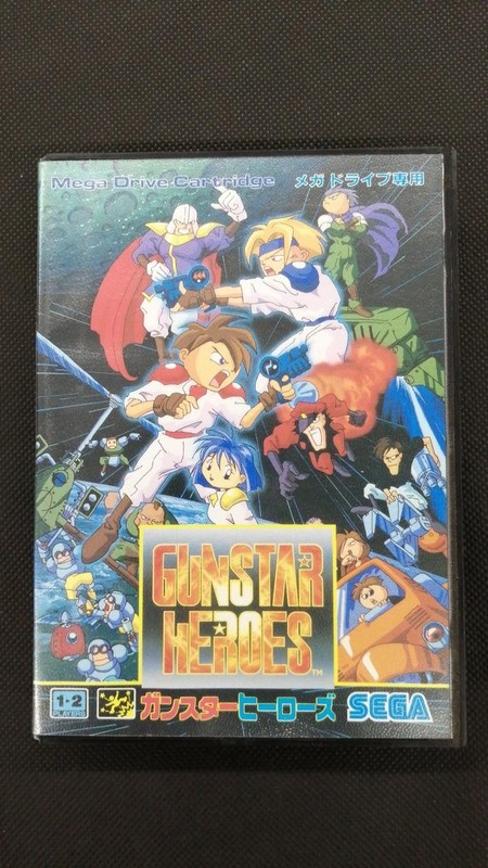 SEGA Gunstar Heroes Mega Drive Game Cartridge Retro Video Game