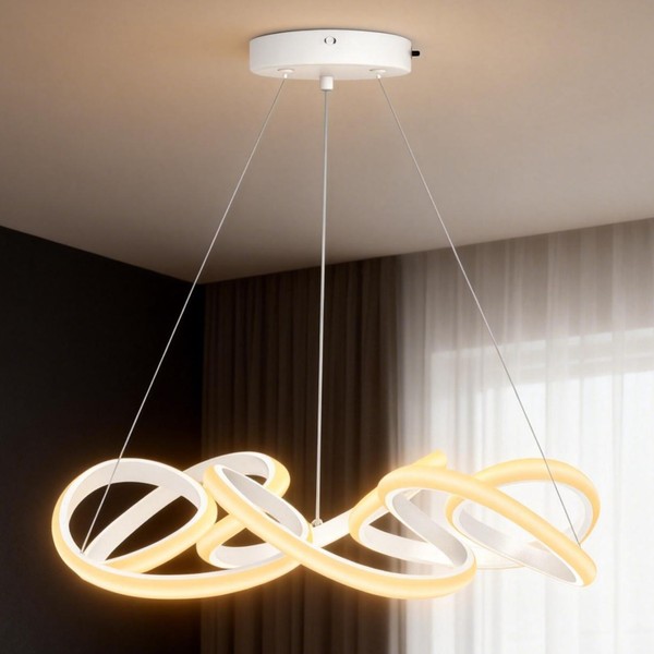 Pendelleuchte Led HäNgelampe Dimmbar Mit Fernbedienung Esstisch HäNgeleuchte-image