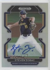 2022 Panini Prizm Draft Picks Silver Prizm Auto Steven Zobac #PDP115 Auto u6m