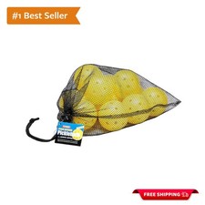 Pack of 12 Optic Yellow Outdoor Pickleballs - Perfect for Competition Fun