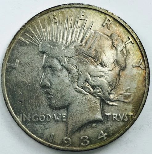 1934 S PEACE DOLLAR! RARE! FABULOUS! OUTSTANDING! STUNNING! WOW! NR #P1469