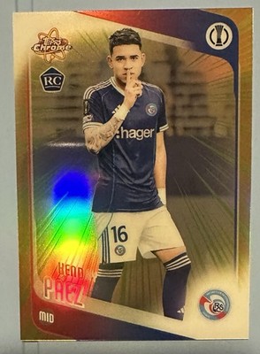 2025-26 Topps Chrome UEFA CC Kendry Paez RC Radiating Rookies SSP CASE HIT