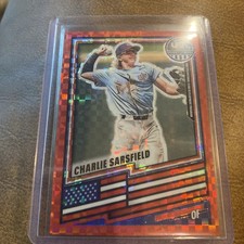 2026 Panini USA Stars & Stripes Charlie Sarsfield Red Prizm /149