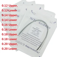 dental super elastic niti wire+stainless steel round wire + bracket standard mbt