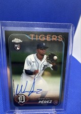 2024 Topps Chrome Update Series - Autographs Wenceel Perez #RA-WP (AU, RC)