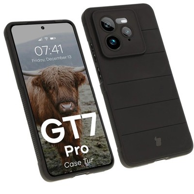 Handyhülle für Realme GT 7 Pro Bizon Case Cover Schutz Hülle Tasche Etui Schwarz